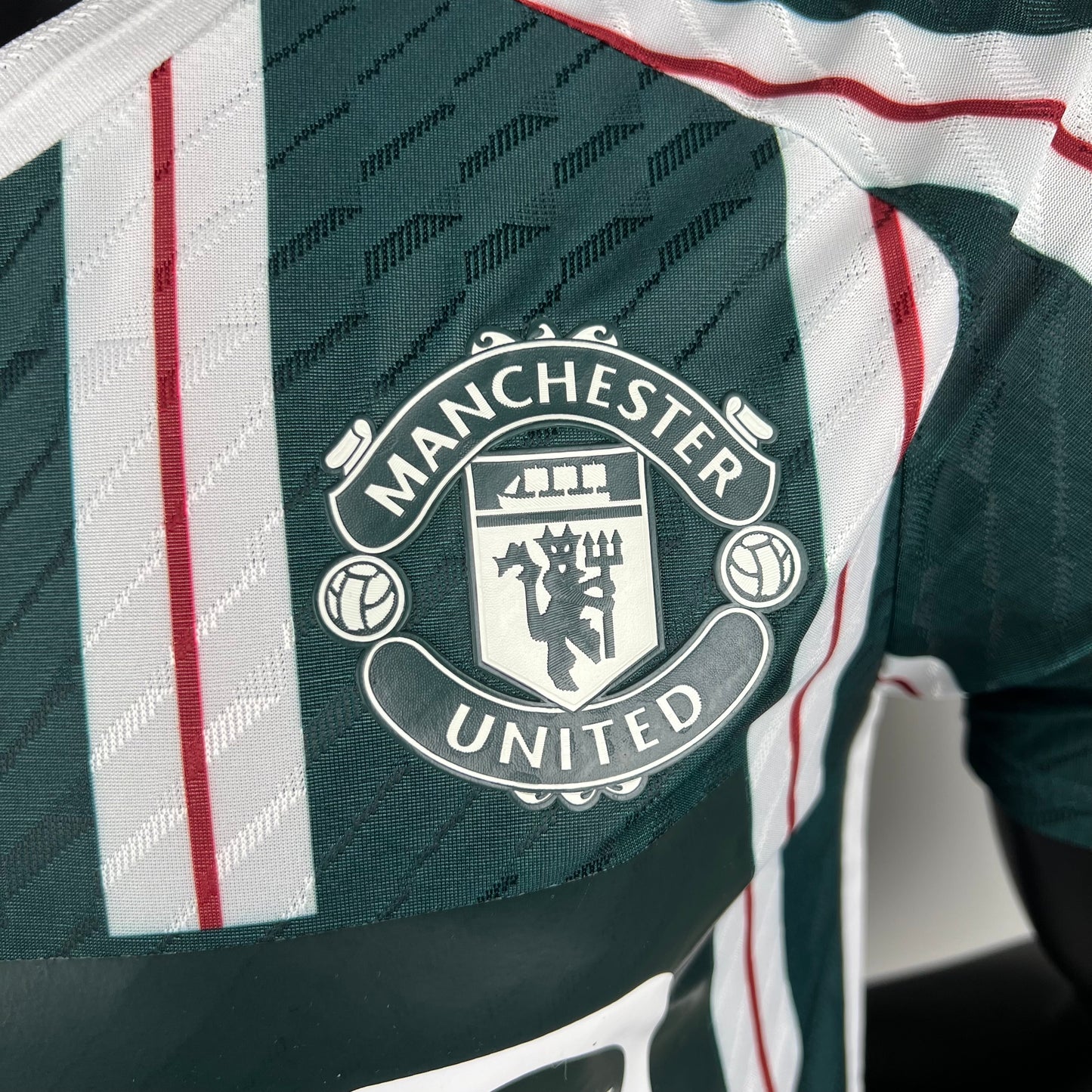 Camiseta de Futbol Manchester United 2023 - 2024 Visitante Green (Versión Jugador)