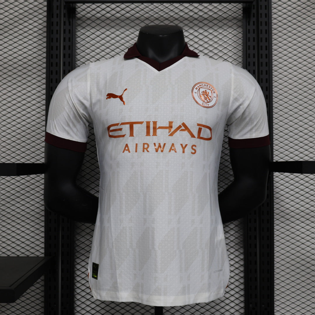 Camiseta de Futbol Manchester City 2023 - 2024 Visitante (Versión Jugador)