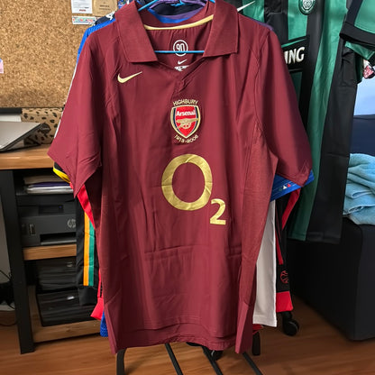 Camiseta Retro de Fútbol Arsenal 2005 Henry 14