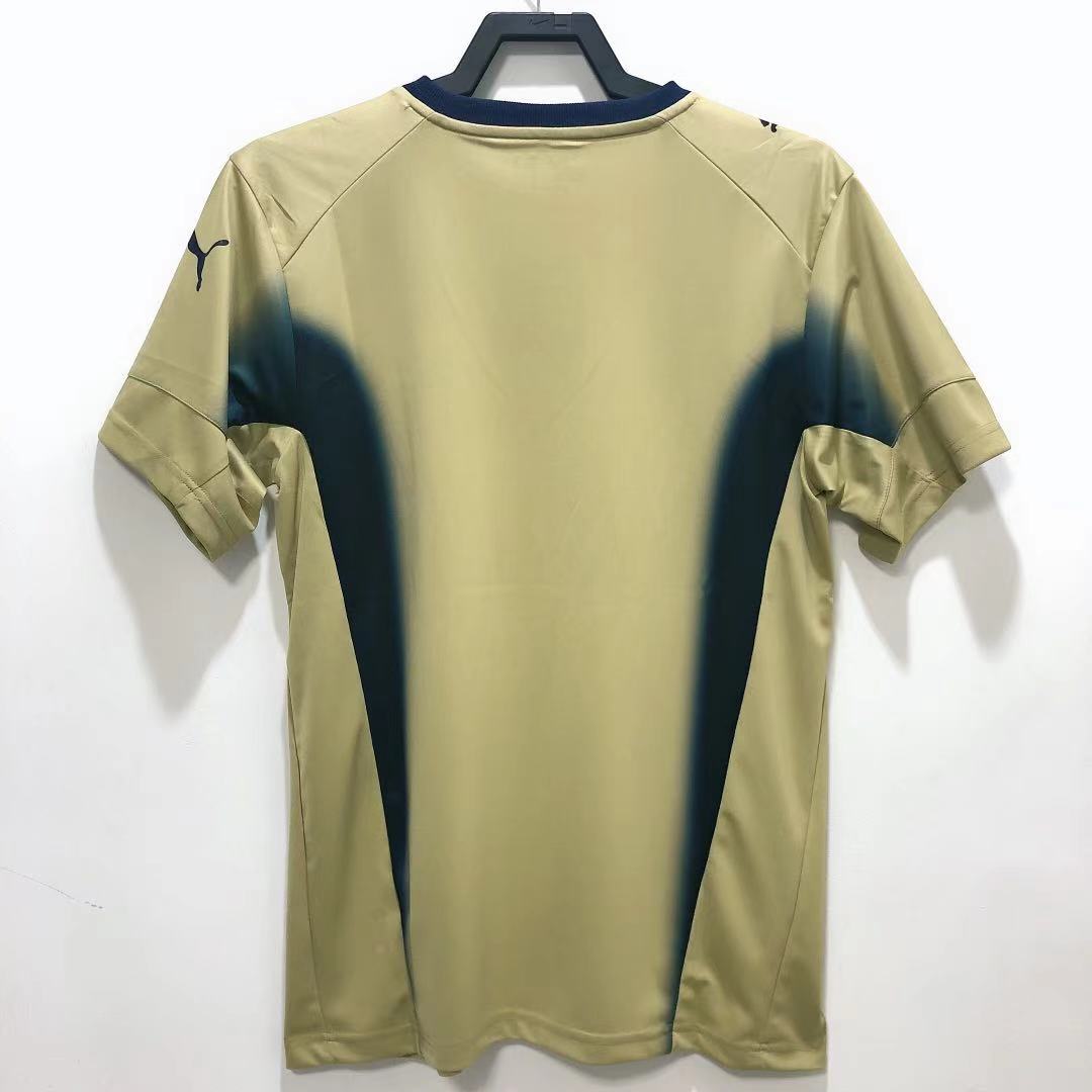 Camiseta Retro de Fútbol Italia 2006 Portero Oro