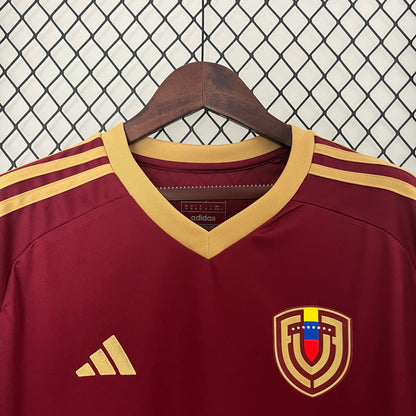 Camiseta de Futbol Venezuela 2024-2025 (Versión Fanático Vinotinto)