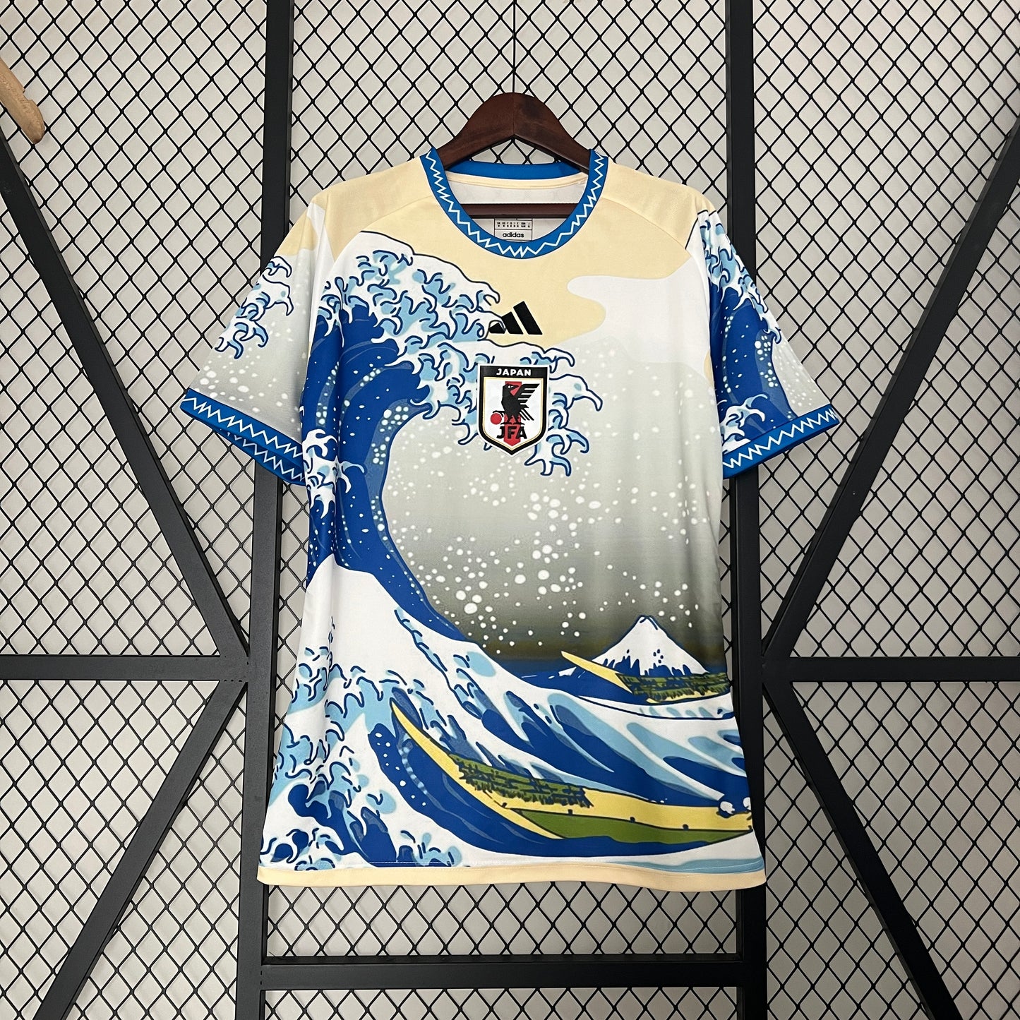 Camiseta de Futbol Temática Japón (La Gran Ola de Kanagawa 2024)