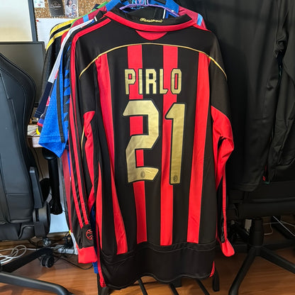 Camiseta Retro de Fútbol AC Milan 2006 Pirlo 21