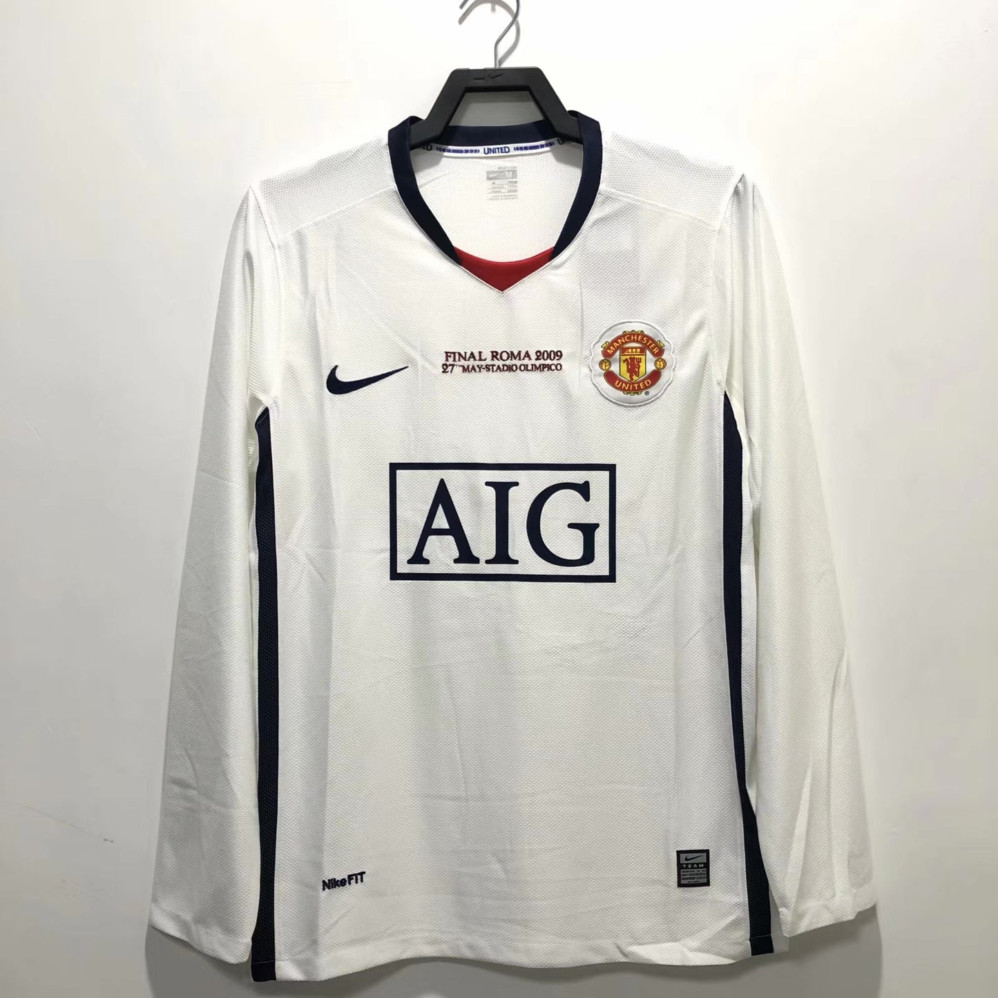 Camiseta Retro de Fútbol Manchester United visitante Liga de Campeones 2008-2009