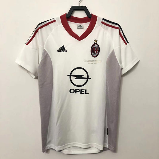 Camiseta Retro de Fútbol AC Milan 2002 Visitante