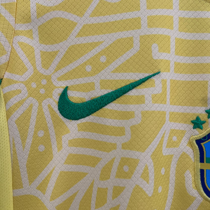 Conjunto de Fútbol para Niño Brasil 2024 Local