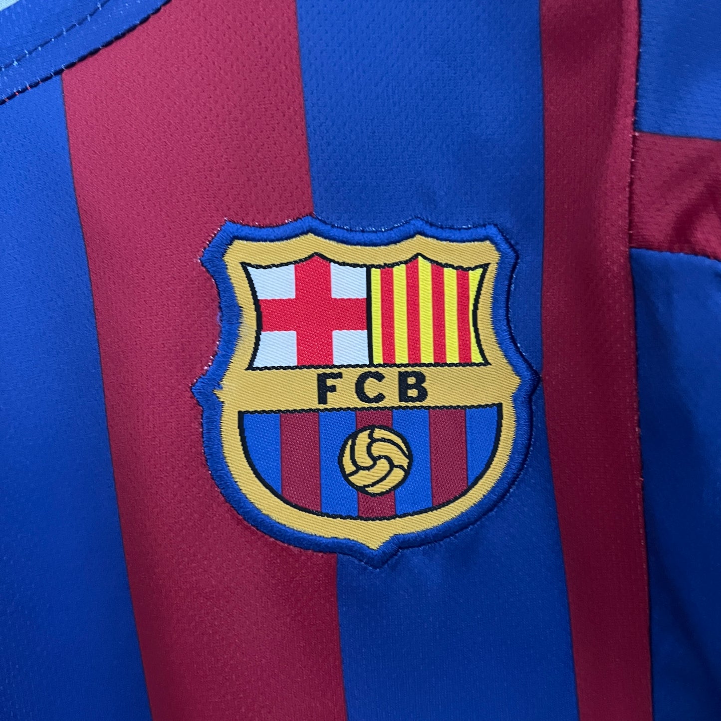 Camiseta Conjunto de Niño Retro de Fútbol Barcelona 2005-2006