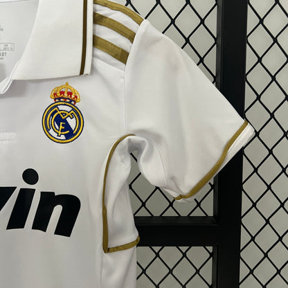 Camiseta Conjunto de Niño Retro de Fútbol Real Madrid 2011-2012