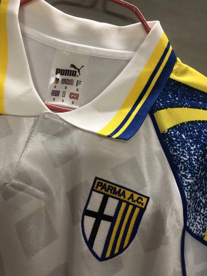 Camiseta Retro de Fútbol Parma 1995 - 1997 Blanca