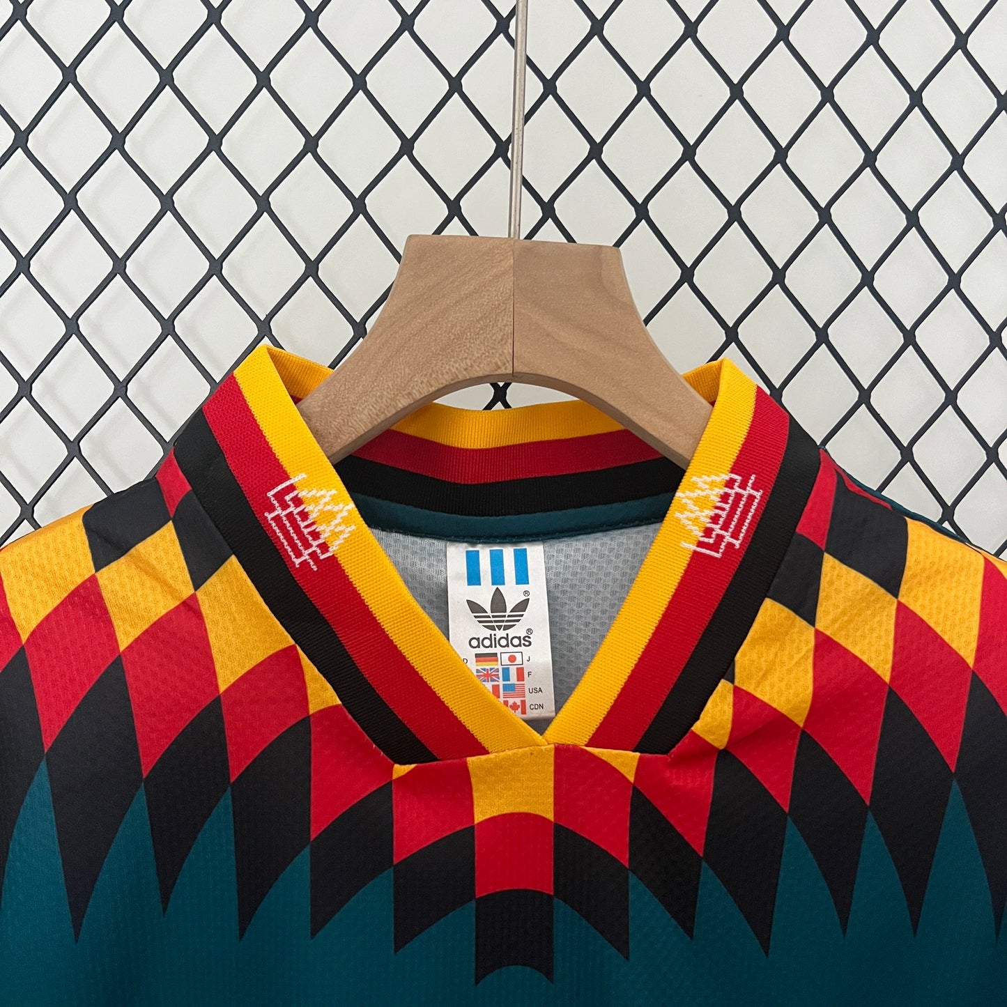 Camiseta Conjunto de Niño Retro de Fútbol Alemania 1994 (Verde)