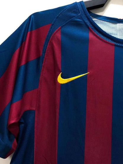 Camiseta Retro de Fútbol Barcelona Local Liga de Campeones Edición 2005