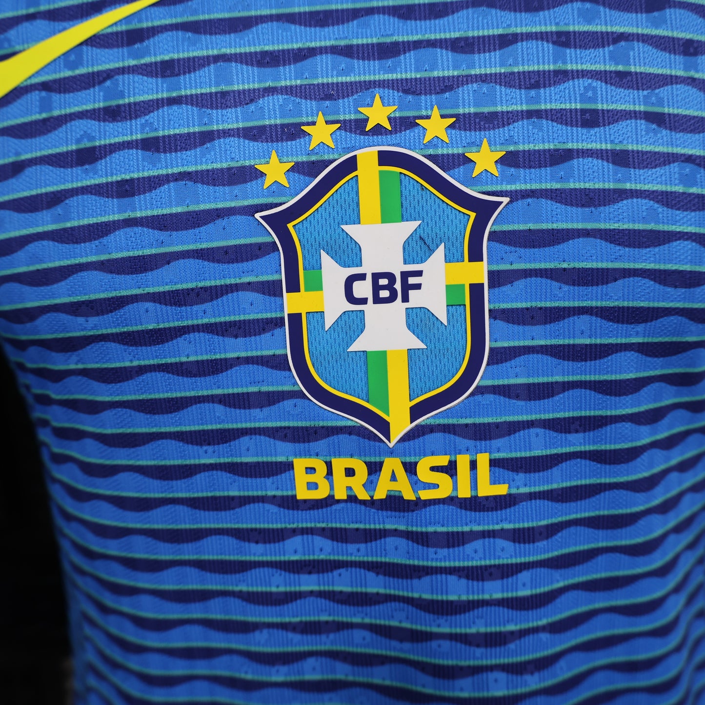 Camiseta de Futbol Brasil 2024 (Versión Jugador Azul)