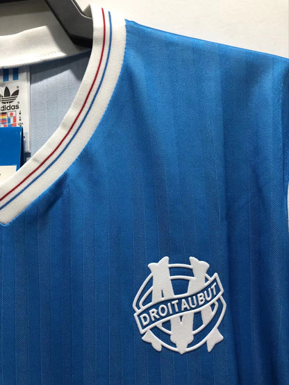 Camiseta Retro de Fútbol Olympique de Marsella 1990 Visita