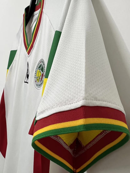 Camiseta Retro de Futbol Senegal 2002 Blanco