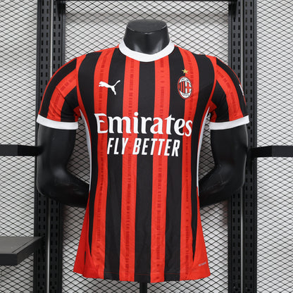 Camiseta de Futbol AC Milan 2024 - 2025 (Versión Jugador)