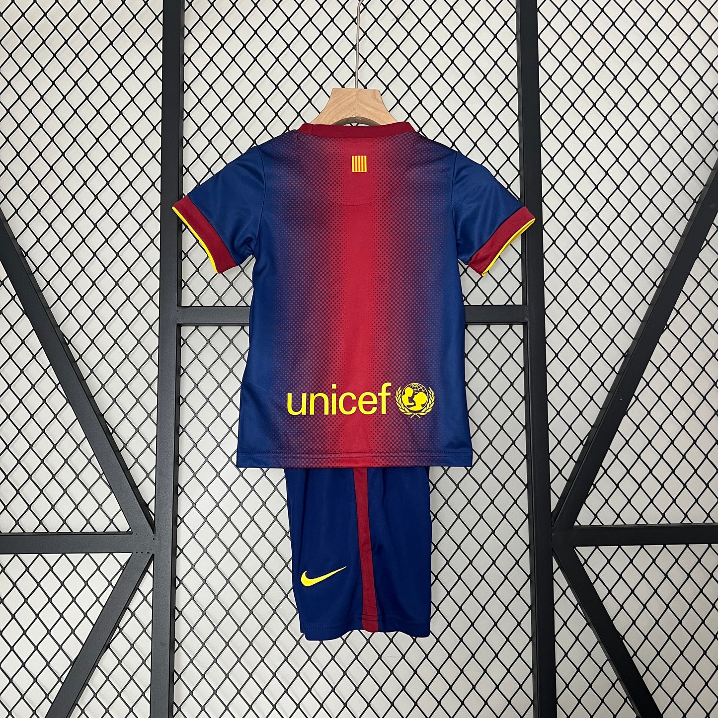 Camiseta Conjunto de Niño Retro de Fútbol Barcelona 2012-2013