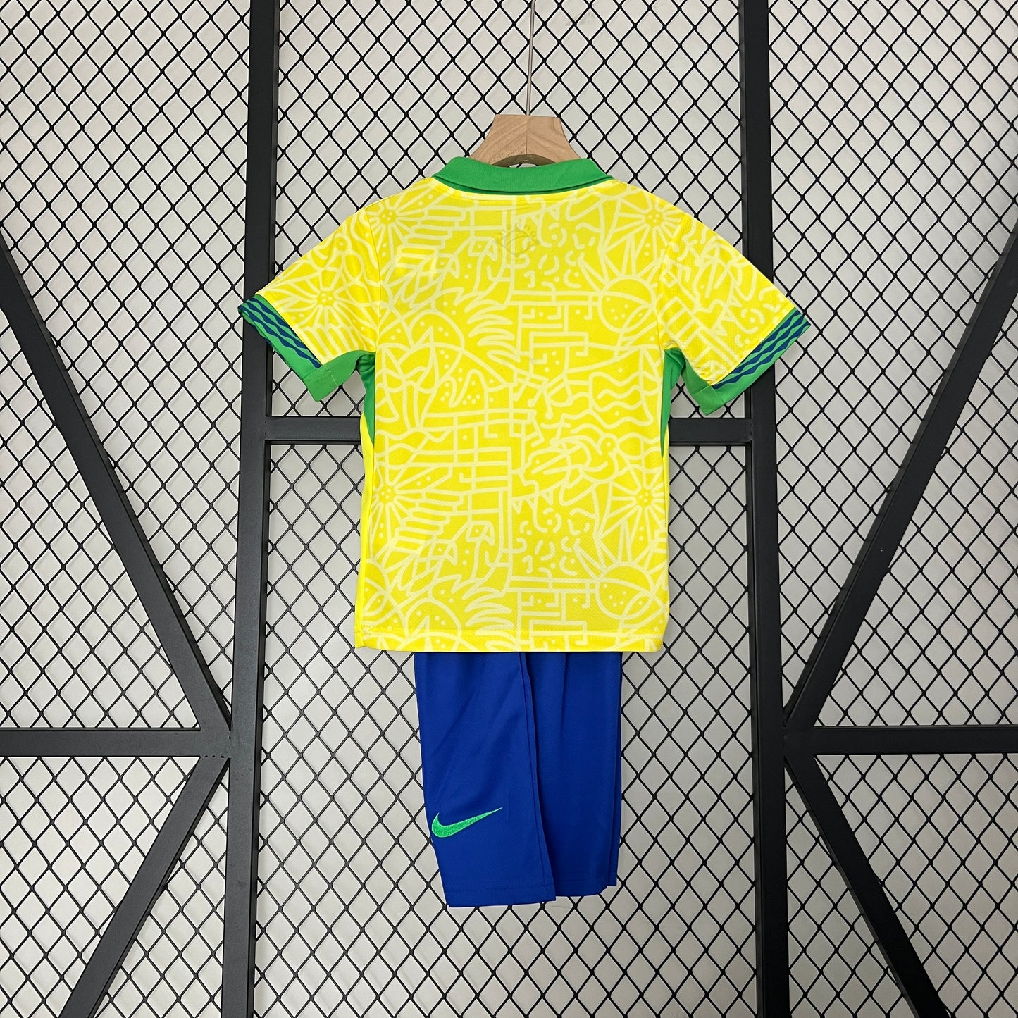 Conjunto de Fútbol para Niño Brasil 2024 Local