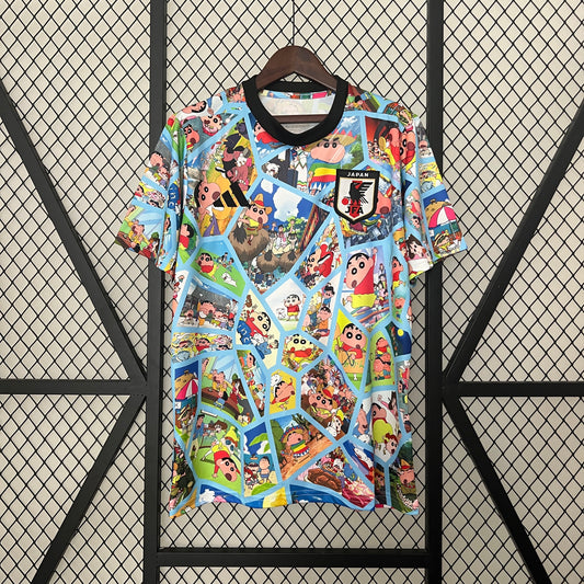 Camiseta de Futbol Temática Japón 2024 (Shin Chan)