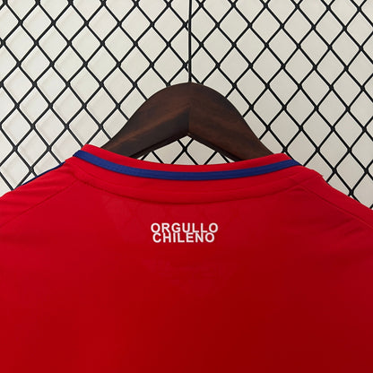 Camiseta de Futbol Chile 2024 (Versión Fanático) Vidal 8