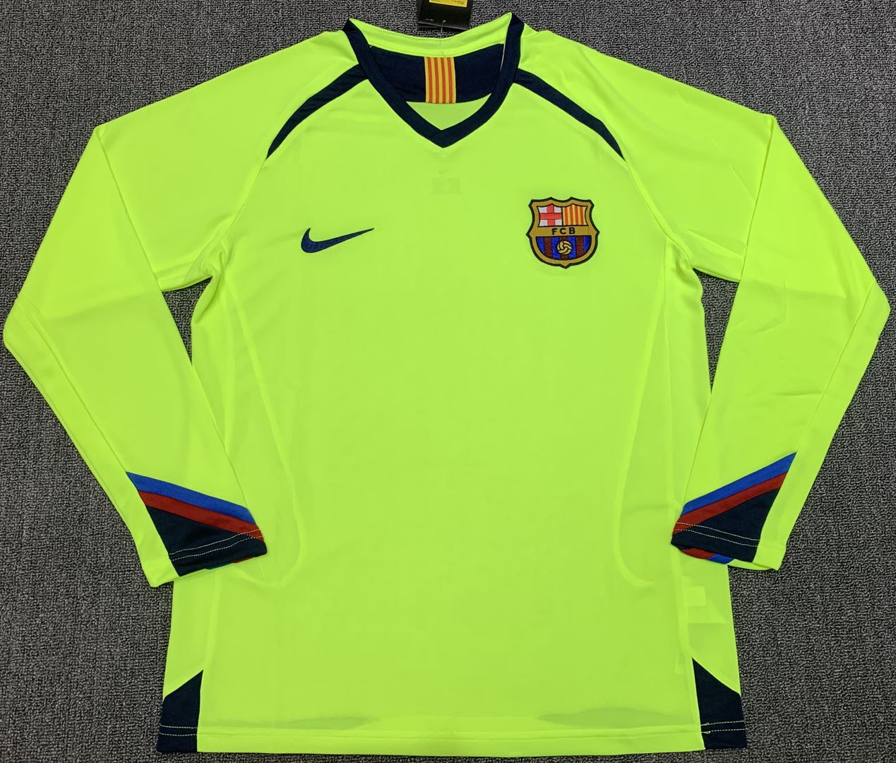 Camiseta Retro de Fútbol Barcelona Local 2005 - 2006 Visitante ML