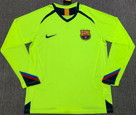 Camiseta Retro de Fútbol Barcelona Local 2005 - 2006 Visitante ML