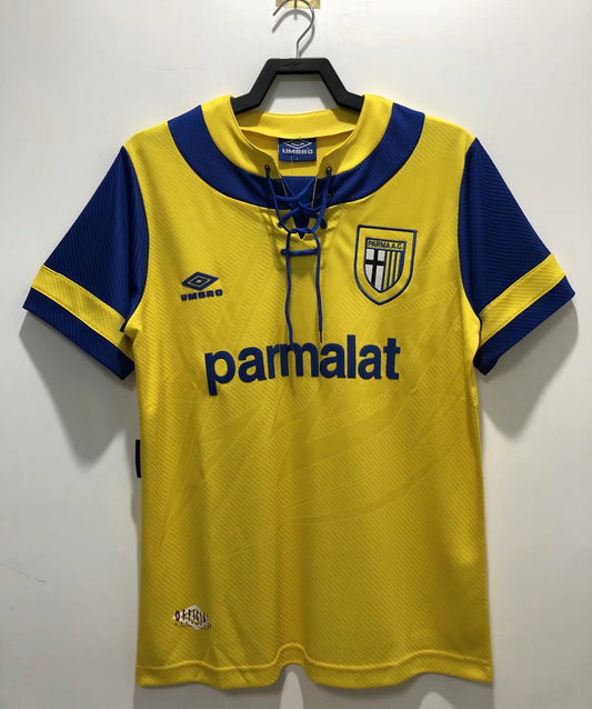 Camiseta Retro de Fútbol Parma 1993 - 1995 Amarillo