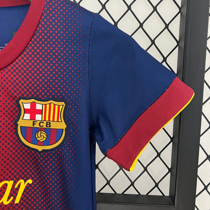 Camiseta Conjunto de Niño Retro de Fútbol Barcelona 2012-2013