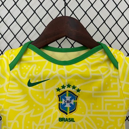 Body Bebé de Fútbol Brasil