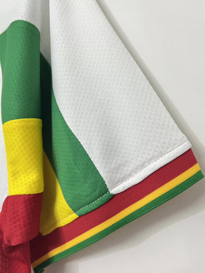 Camiseta Retro de Futbol Senegal 2002 Blanco