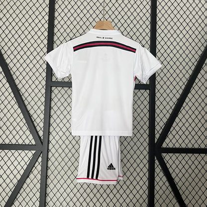 Camiseta Conjunto de Niño Retro de Fútbol Real Madrid 2014-2015