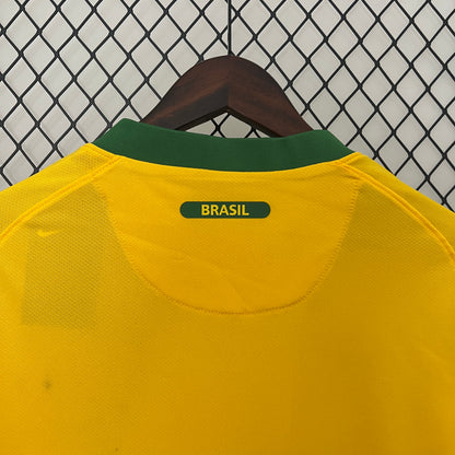 Camiseta Retro de Futbol Brasil 2010