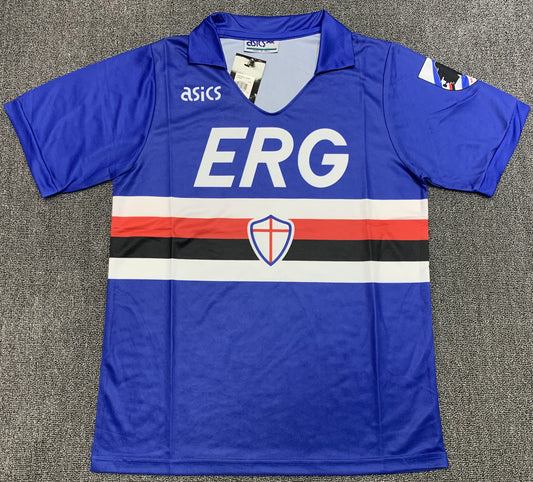 Camiseta Retro de Fútbol Sampdoria 1990 - 1991