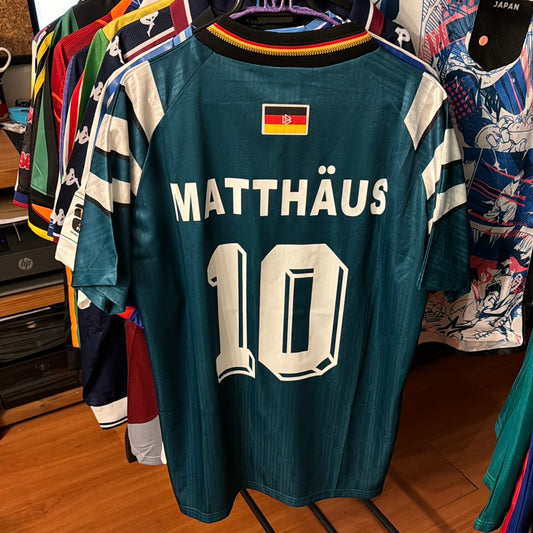 Camiseta Retro de Futbol Alemania 1996 Mathaus 10