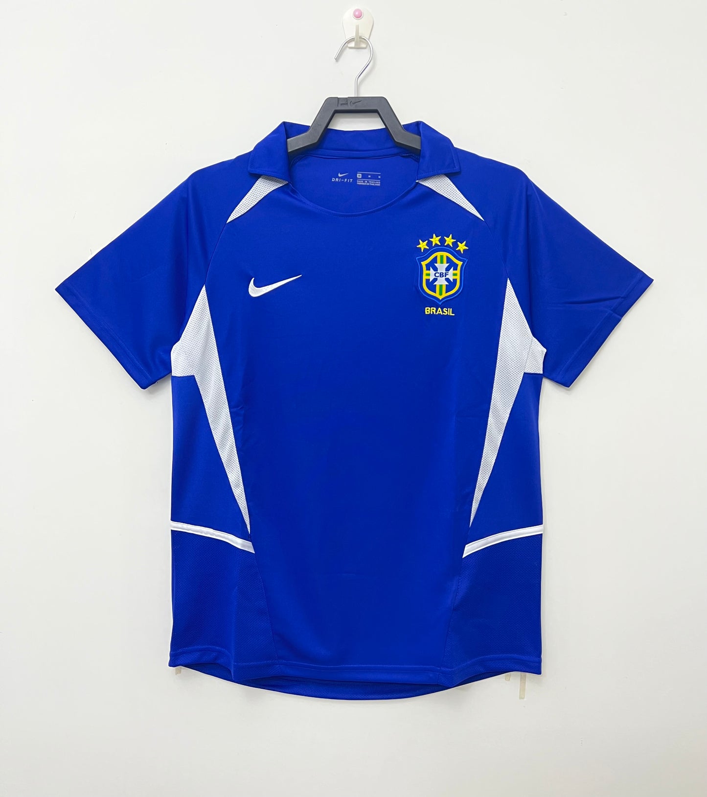 Camiseta Retro de Futbol Brasil 2002 Visitante