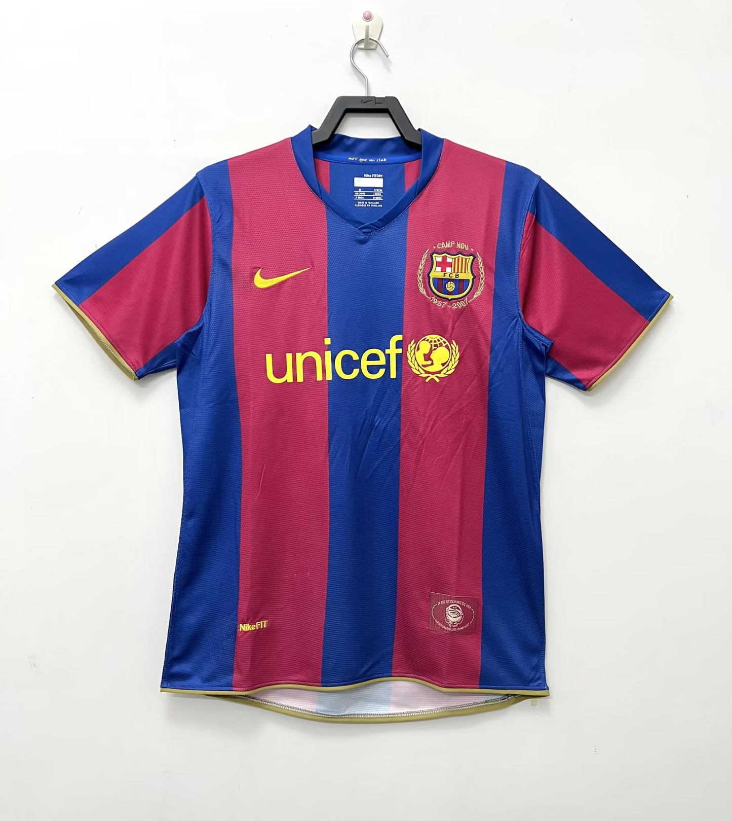 Camiseta Retro de Fútbol Barcelona Local 2007 - 2008