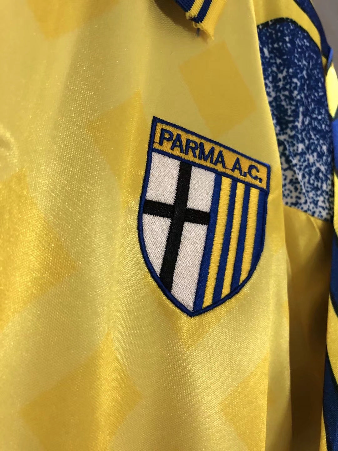 Camiseta Retro de Fútbol Parma 1995 - 1997 Amarillo