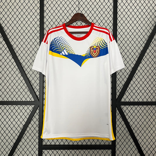 Camiseta de Futbol Venezuela 2024-2025 (Versión Fanático Blanca)