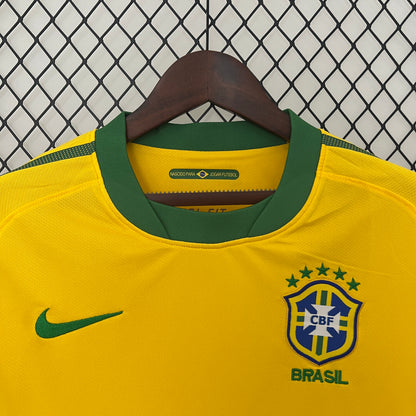 Camiseta Retro de Futbol Brasil 2010