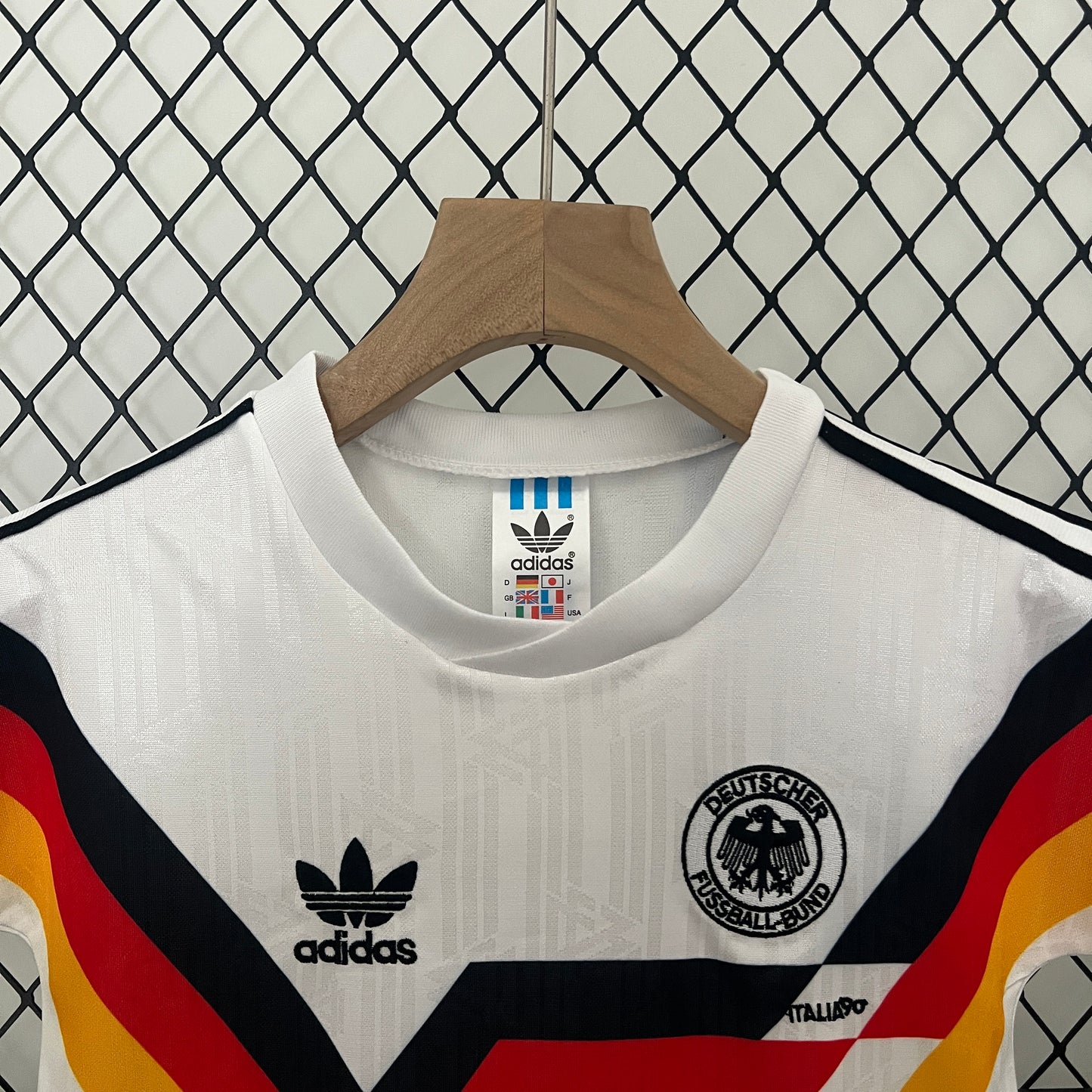 Camiseta Conjunto de Niño Retro de Fútbol Alemania 1990