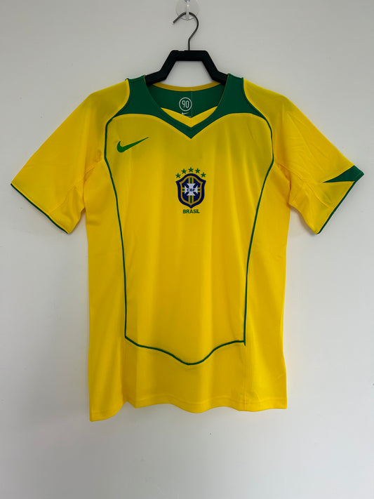 Camiseta Retro de Futbol Brasil 2004