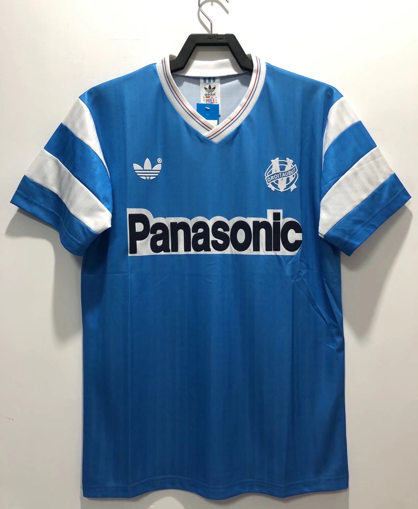 Camiseta Retro de Fútbol Olympique de Marsella 1990 Visita