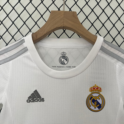 Camiseta Conjunto de Niño Retro de Fútbol Real Madrid 2015-2016