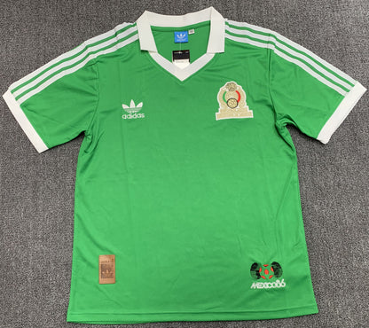 Camiseta Retro de Fútbol Mexico 1986