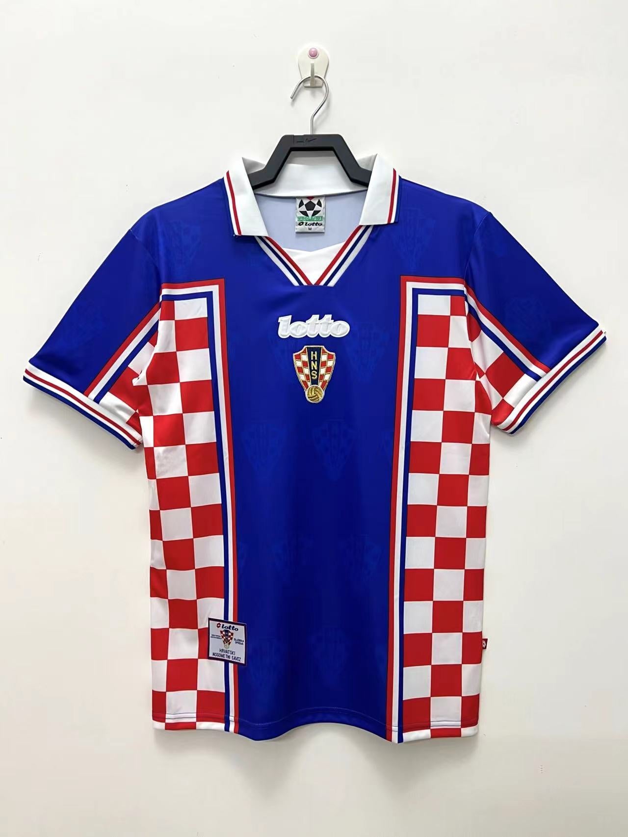 Camiseta de Futbol Retro de Croacia 1998 Visitante