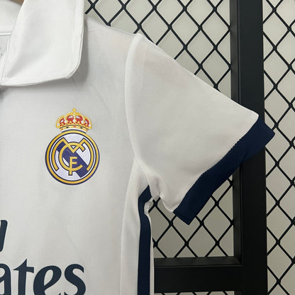 Camiseta Conjunto de Niño Retro de Fútbol Real Madrid 2016-2017