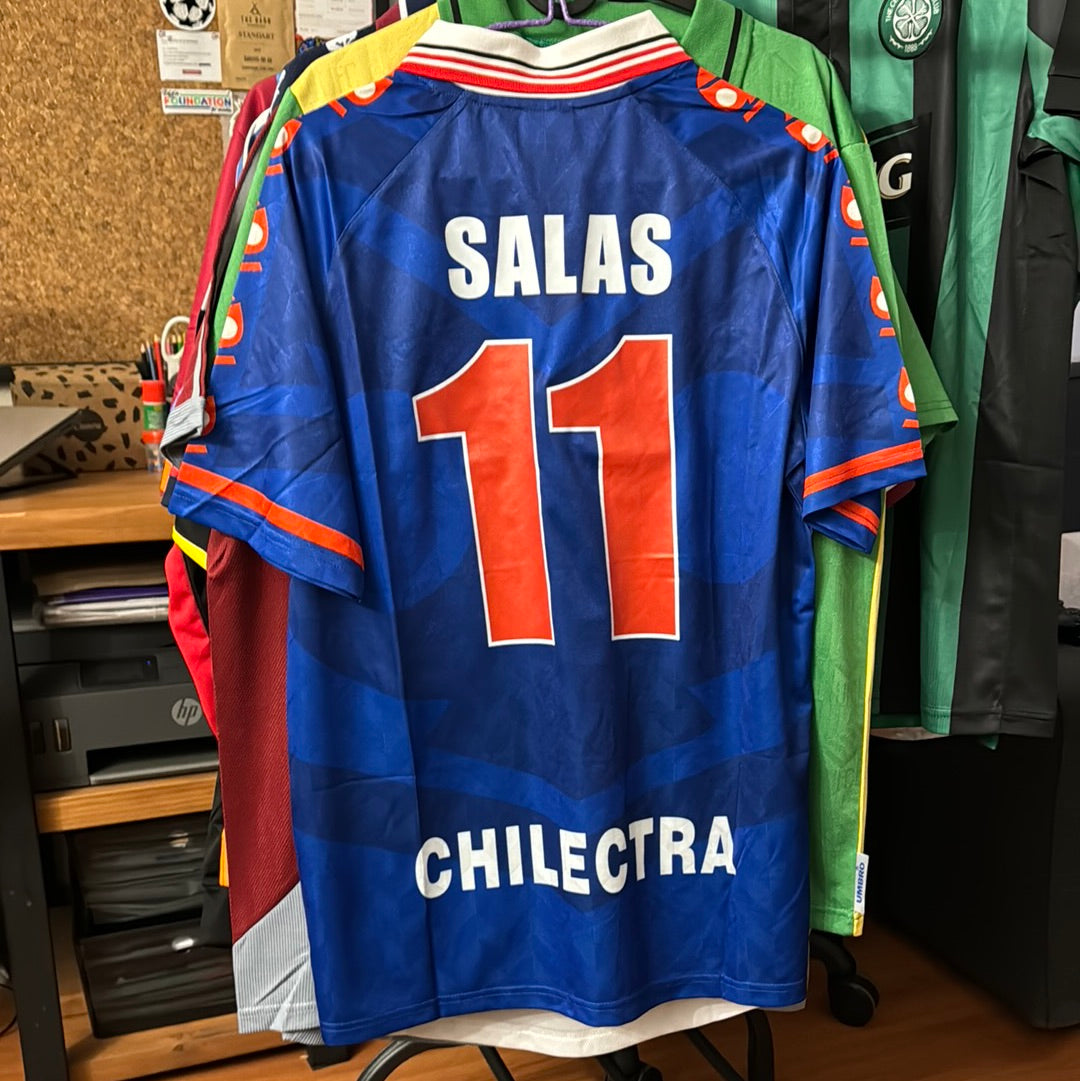 Camiseta Retro de Fútbol Universidad de Chile 1996 Salas 11