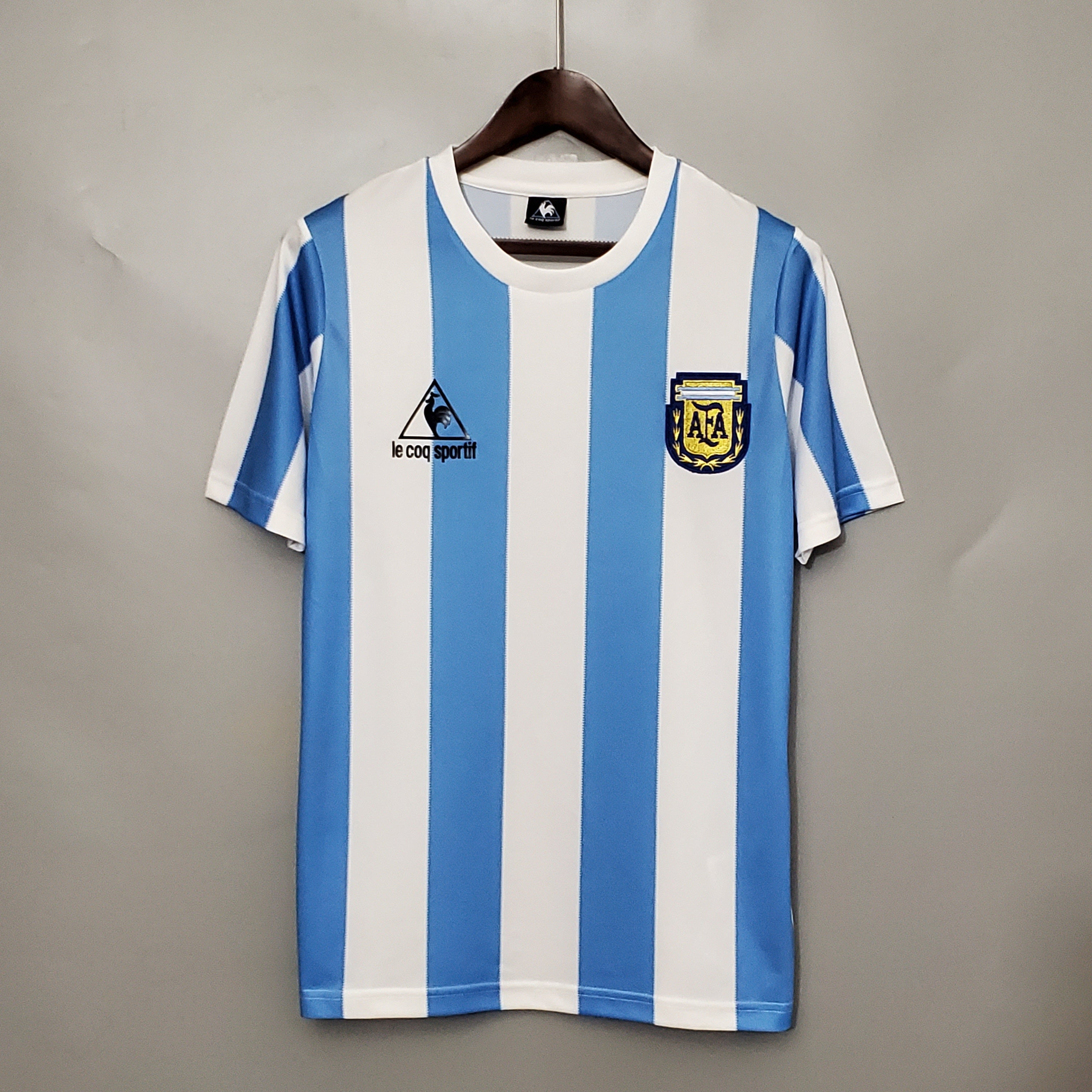 Camiseta Retro de Futbol Argentina 1986 Retro Campeones