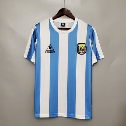 Camiseta Retro de Futbol Argentina 1986