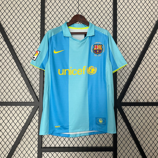 Camiseta Retro de Fútbol Barcelona 2007-2008 Visitante