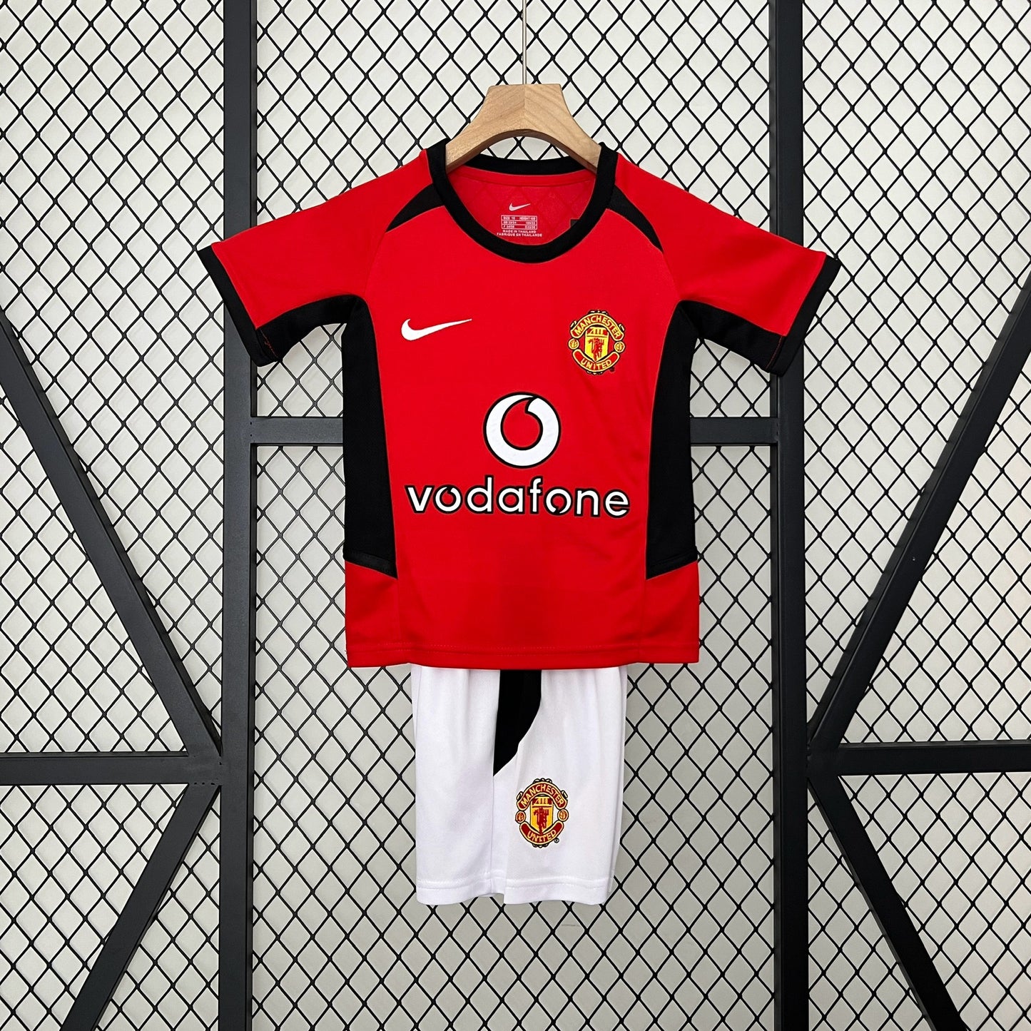 Camiseta Conjunto de Niño Retro de Fútbol Manchester United 2002-2004